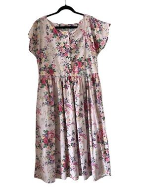 LA CERA Cottagecore Floral Dress Size M